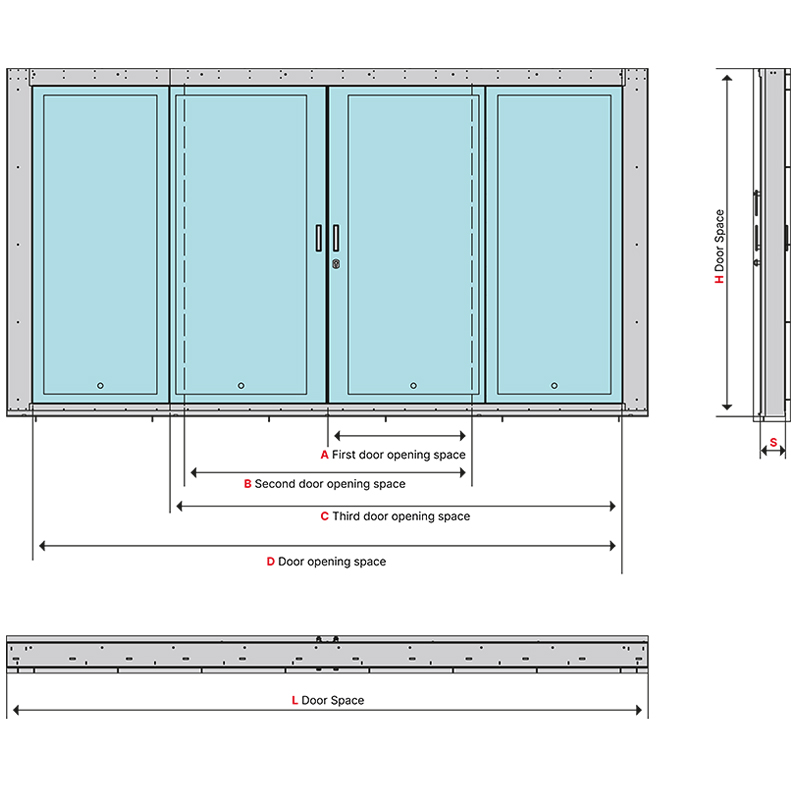 Four wings door 2067.10